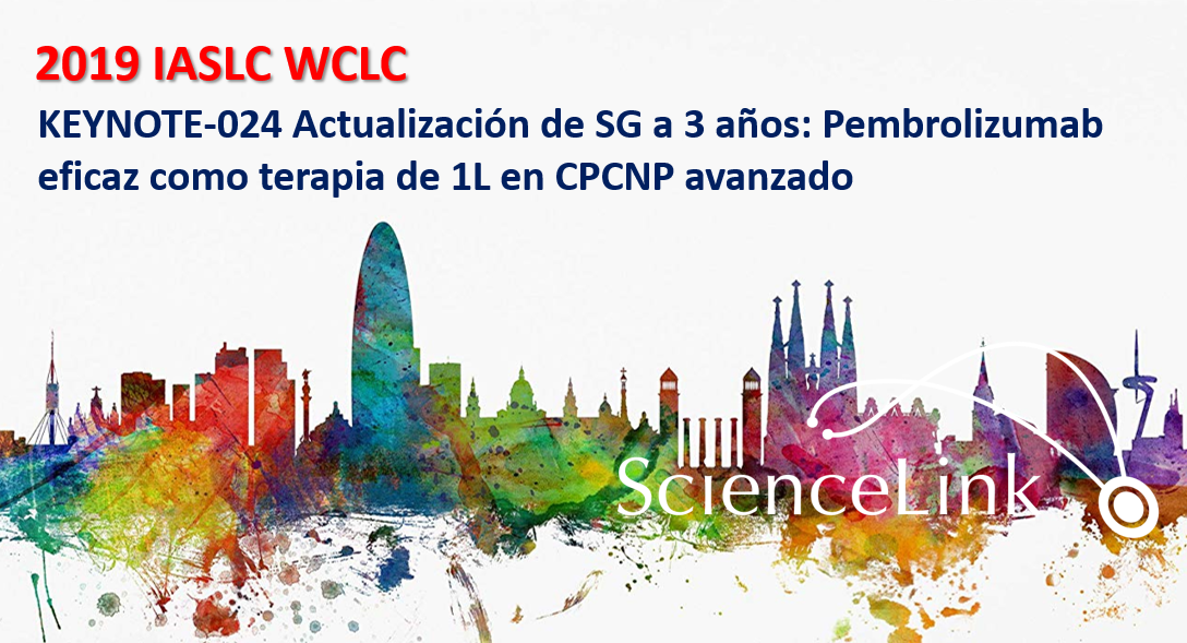 KEYNOTE-024 Actualización de SG a 3 años: Pembrolizumab eficaz como terapia de 1L en CPCNP avanzado