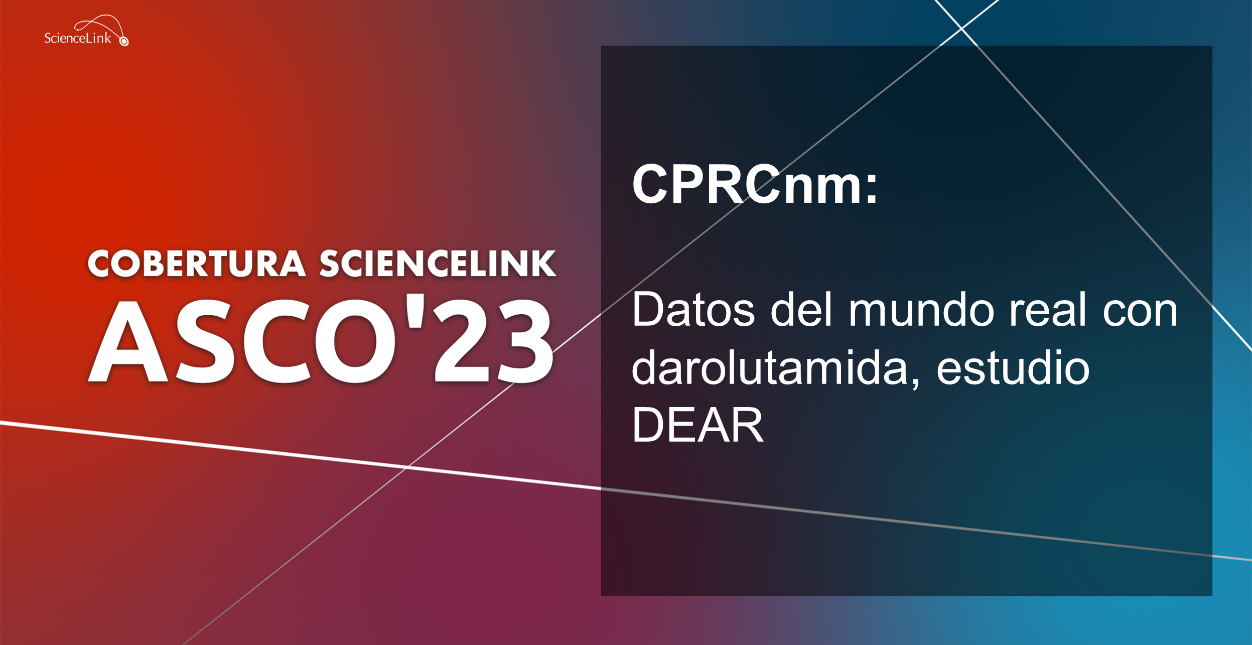 CPRCnm: Datos del mundo real con darolutamida, estudio DEAR
