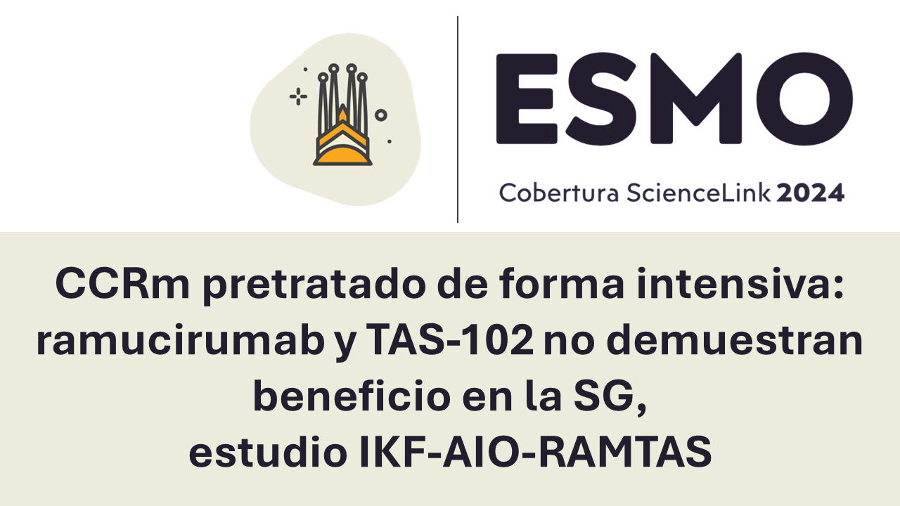 CCRm pretratado de forma intensiva: ramucirumab y TAS-102 no demuestran beneficio en la SG, estudio IKF-AIO-RAMTAS