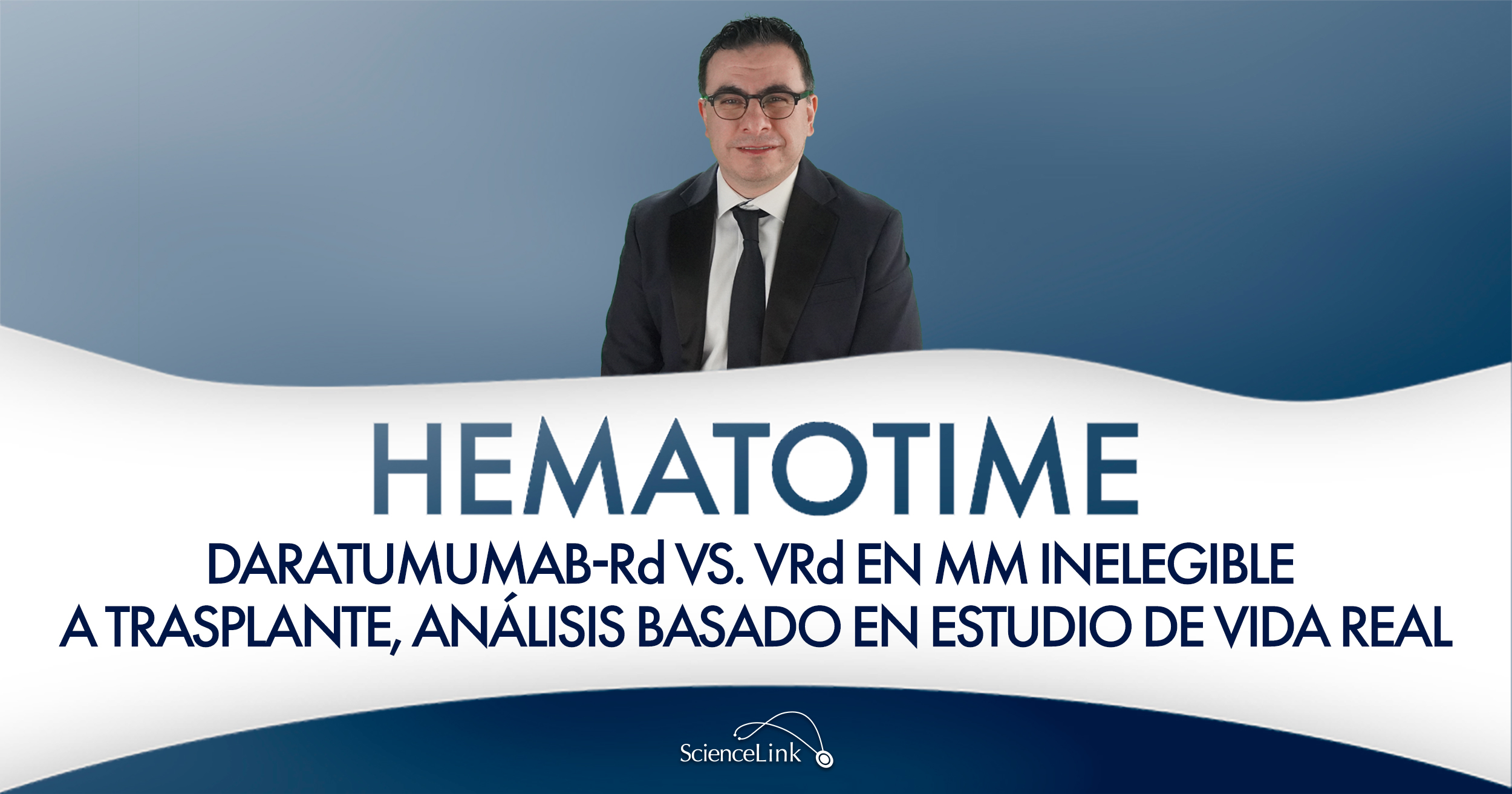 Daratumumab-Rd vs. VRd en MM inelegible a trasplante, análisis basado en estudio de vida real