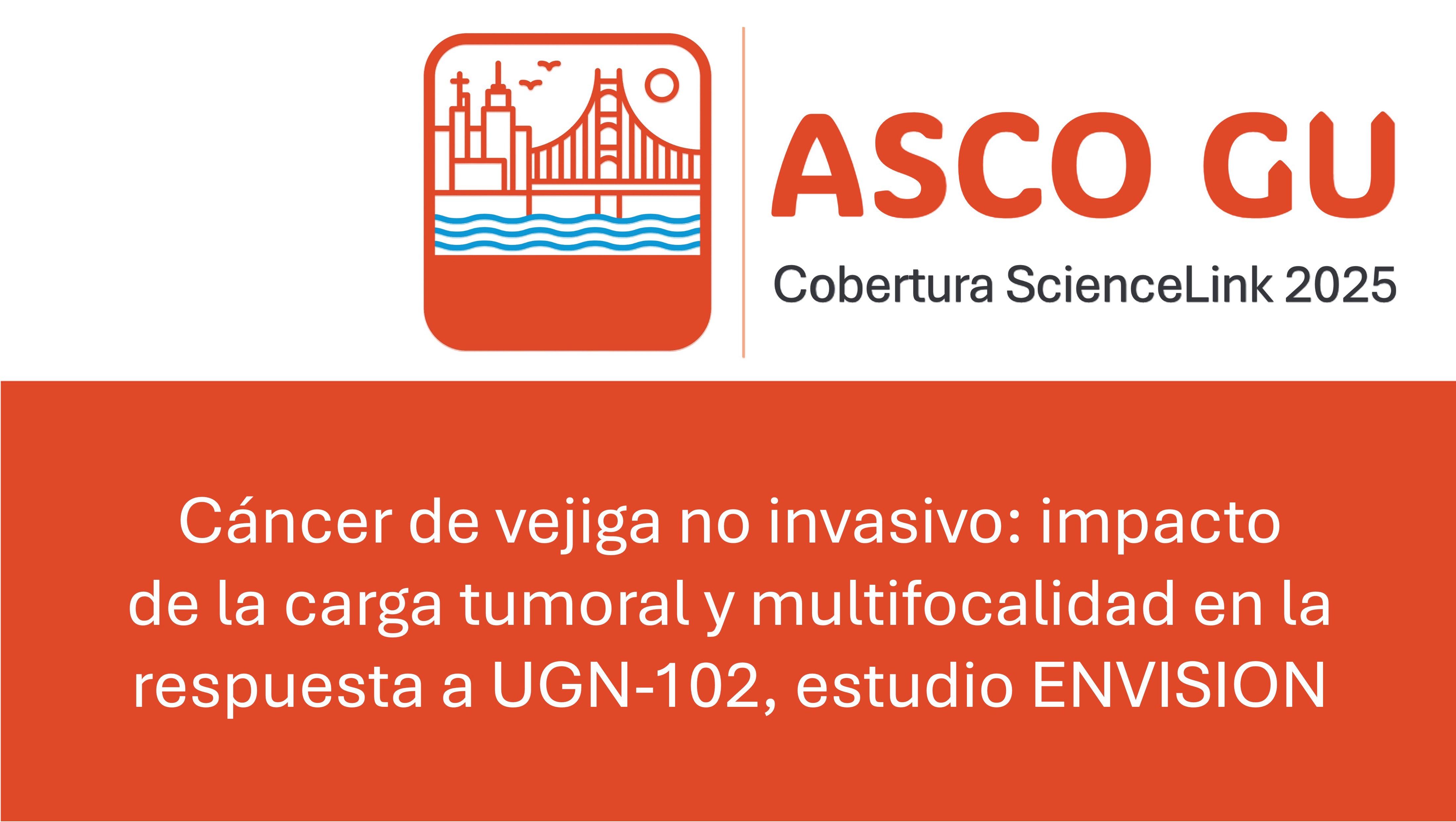 Cáncer de vejiga no invasivo: impacto de la carga tumoral y multifocalidad en la respuesta a UGN-102, estudio ENVISION