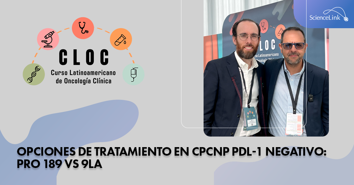 Opciones de tratamiento en CPCNP PDL-1 negativo: PRO 189 vs 9LA