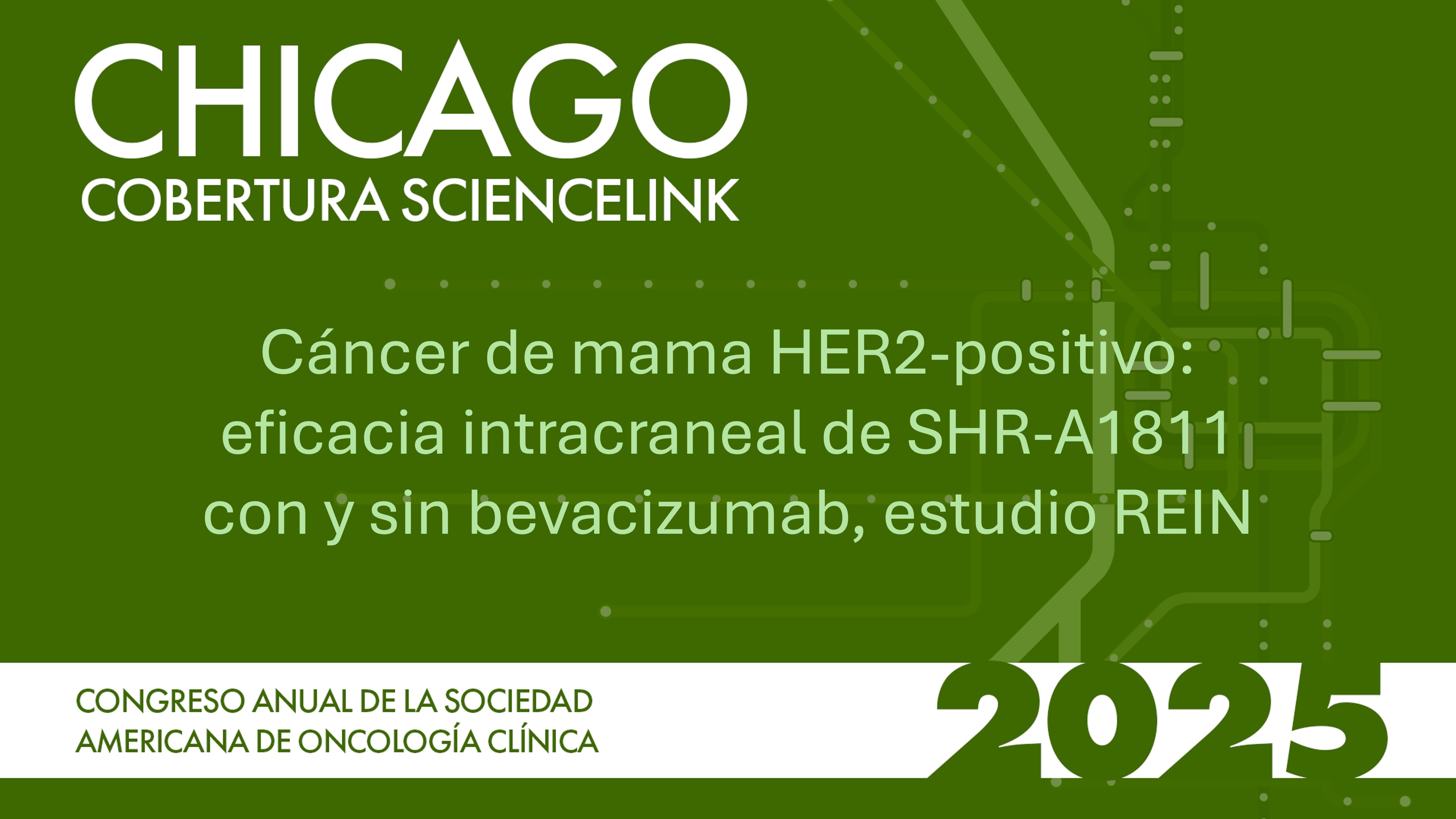 Cáncer de mama HER2-positivo: eficacia intracraneal de SHR-A1811 con y sin bevacizumab, estudio REIN
