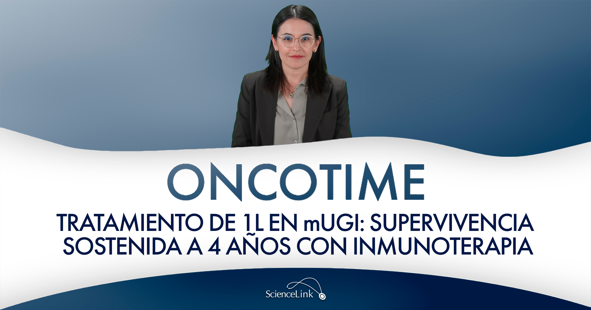 Tratamiento de 1L en mUGI: supervivencia sostenida a 4 años con inmunoterapia