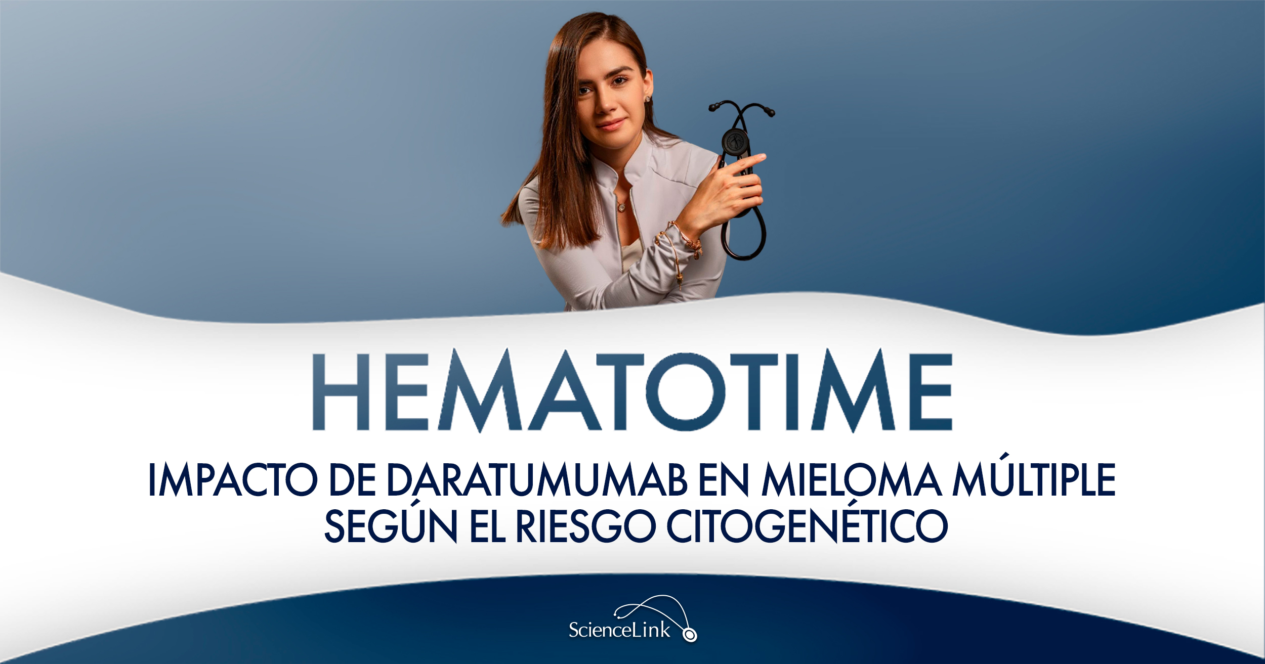 Impacto de daratumumab en mieloma múltiple según el riesgo citogenético