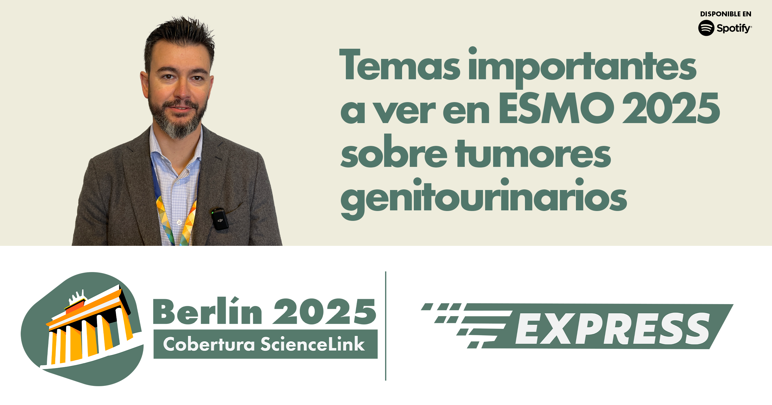 Temas importantes a ver en ESMO 2025 sobre tumores genitourinarios