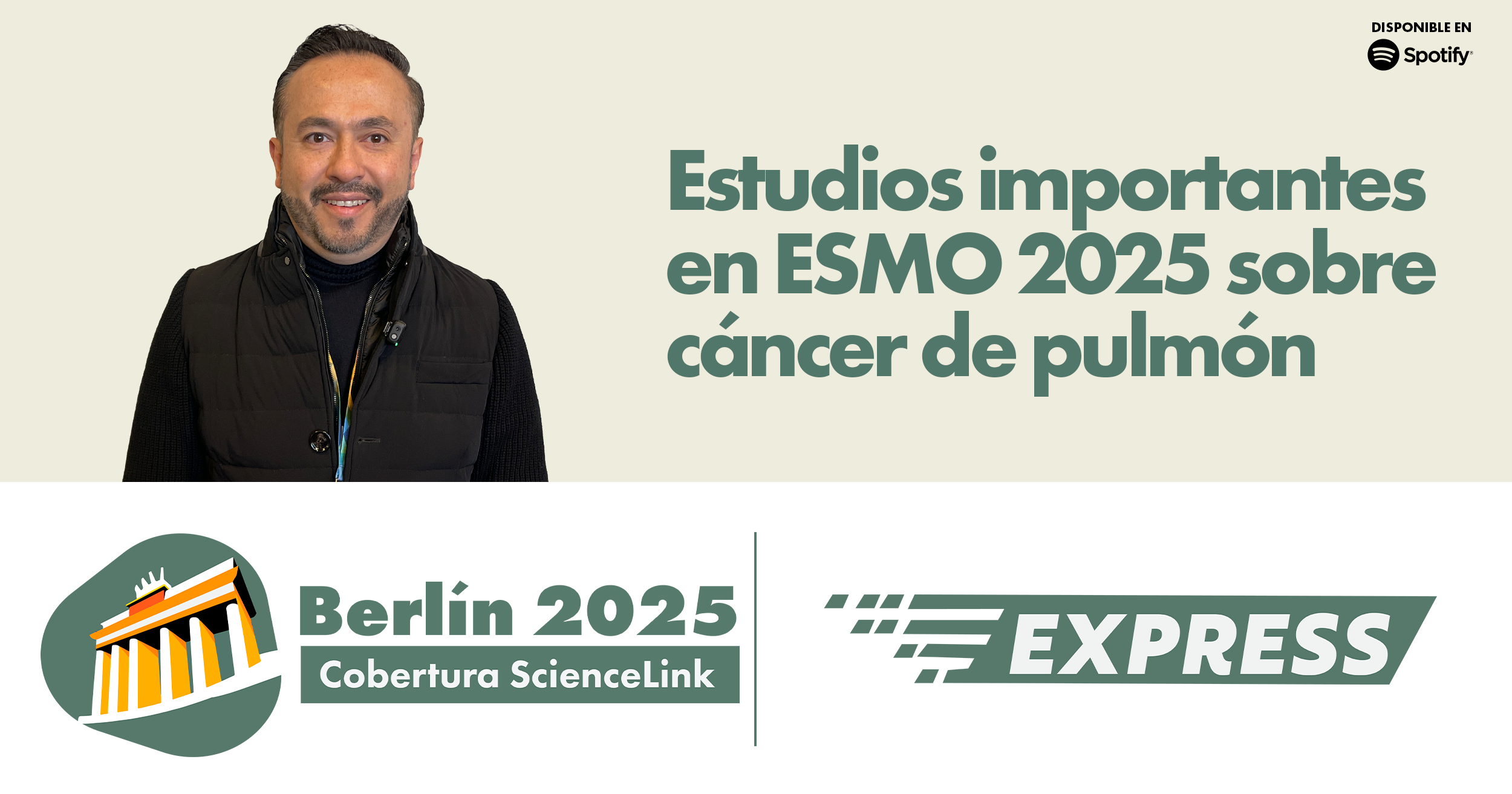 Estudios importantes en ESMO 2025 sobre cáncer de pulmón