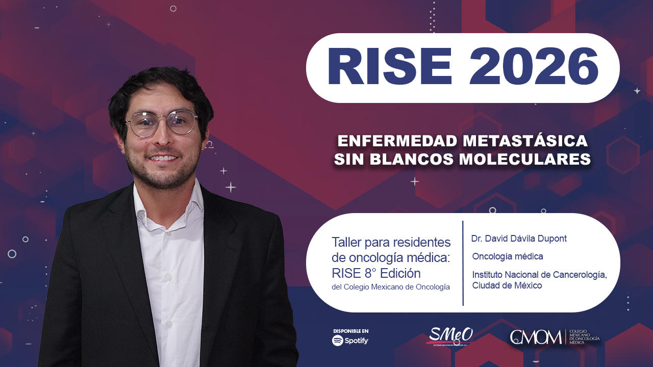 RISE 2026: enfermedad metastásica sin blancos moleculares