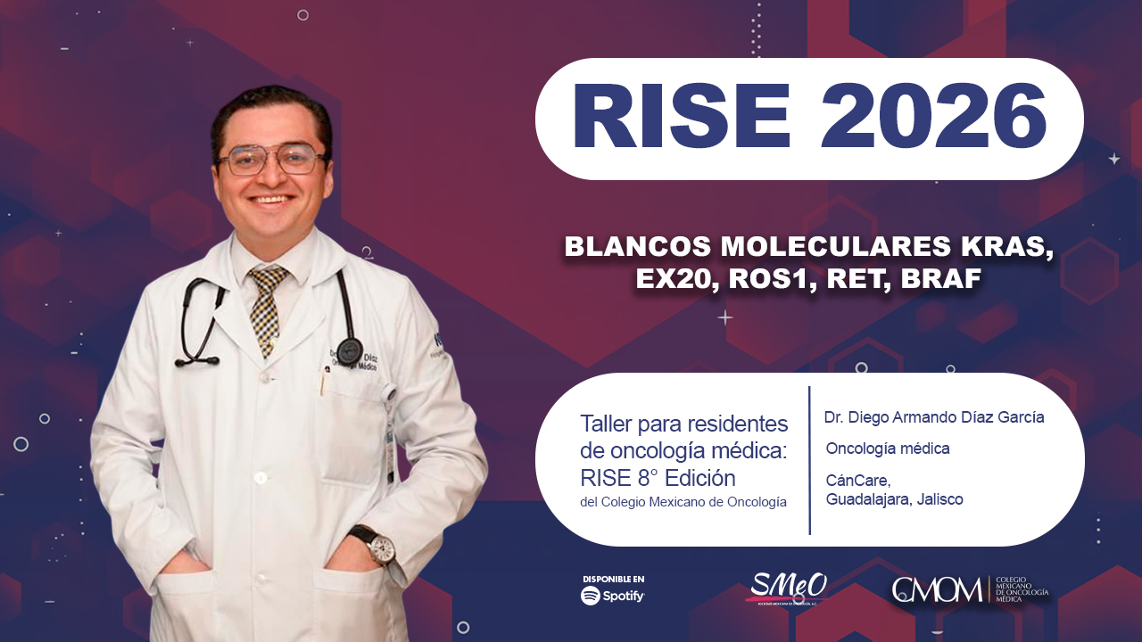 RISE 2026: blancos moleculares KRAS, ex20, ROS1, RET y BRAF