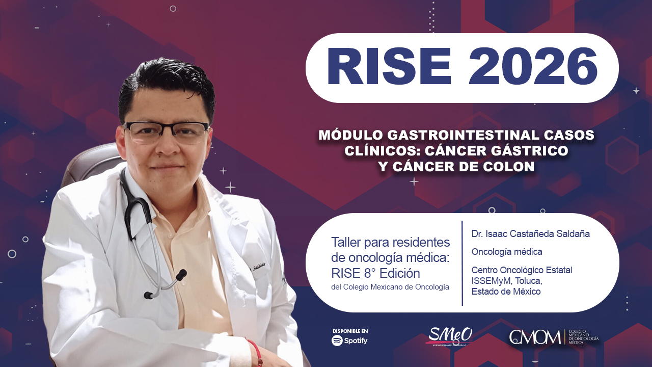RISE 2026: módulo gastrointestinal, casos clínicos de cáncer gástrico y cáncer de colon