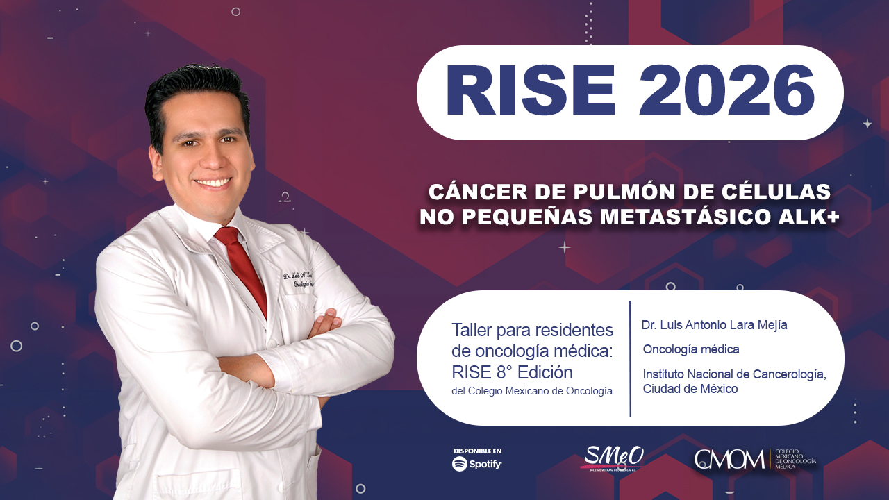 RISE 2026: cáncer de pulmón de células no pequeñas metastásico ALK+