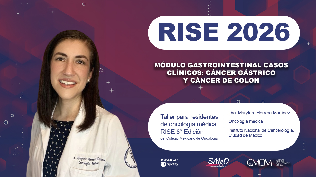 RISE 2026: módulo gastrointestinal, casos clínicos de cáncer gástrico y cáncer de colon
