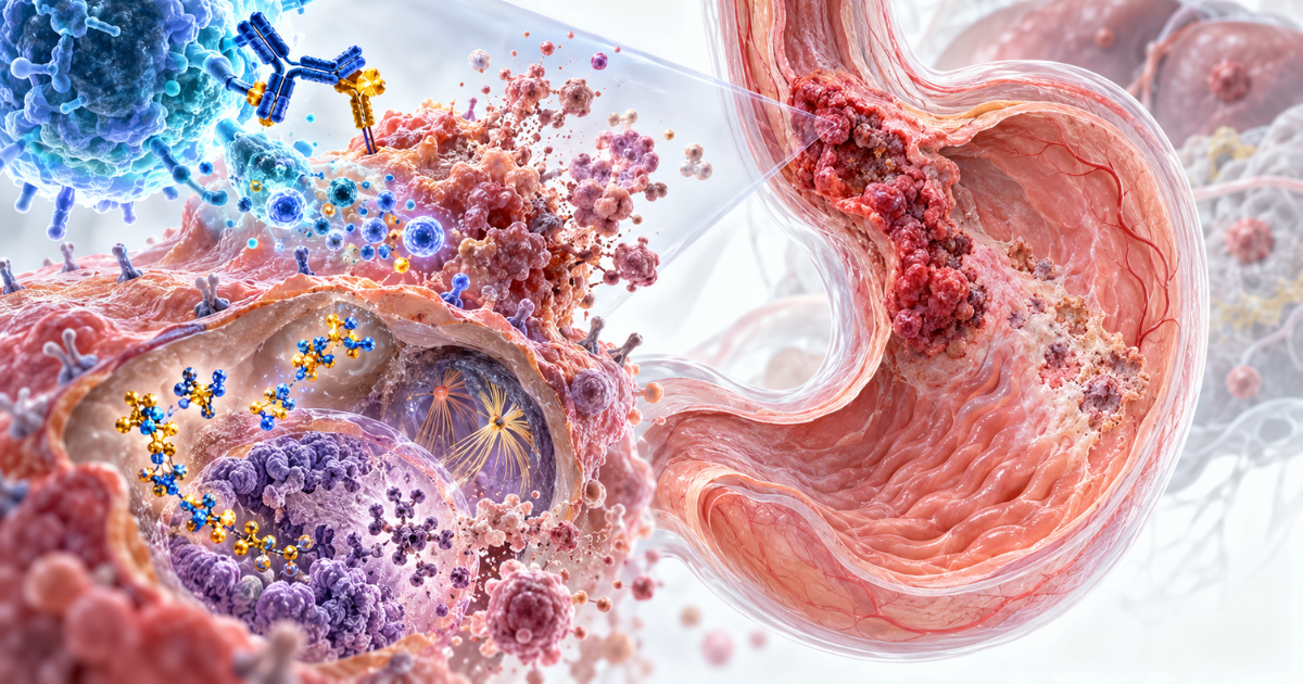 Pembrolizumab más quimioterapia mantiene el beneficio de supervivencia en adenocarcinoma gástrico o de unión gastroesofágica HER2-negativo avanzado